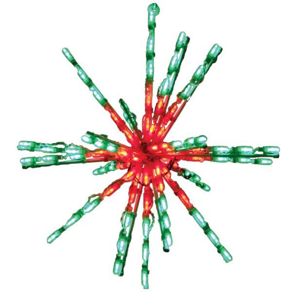 LED 24" STARBURST (RED/GREEN) #LED-SB24RG *Set of 3*